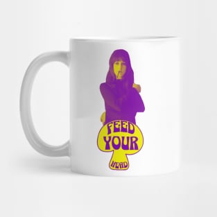 Feed Your Head (Purple and Yellow) Mug